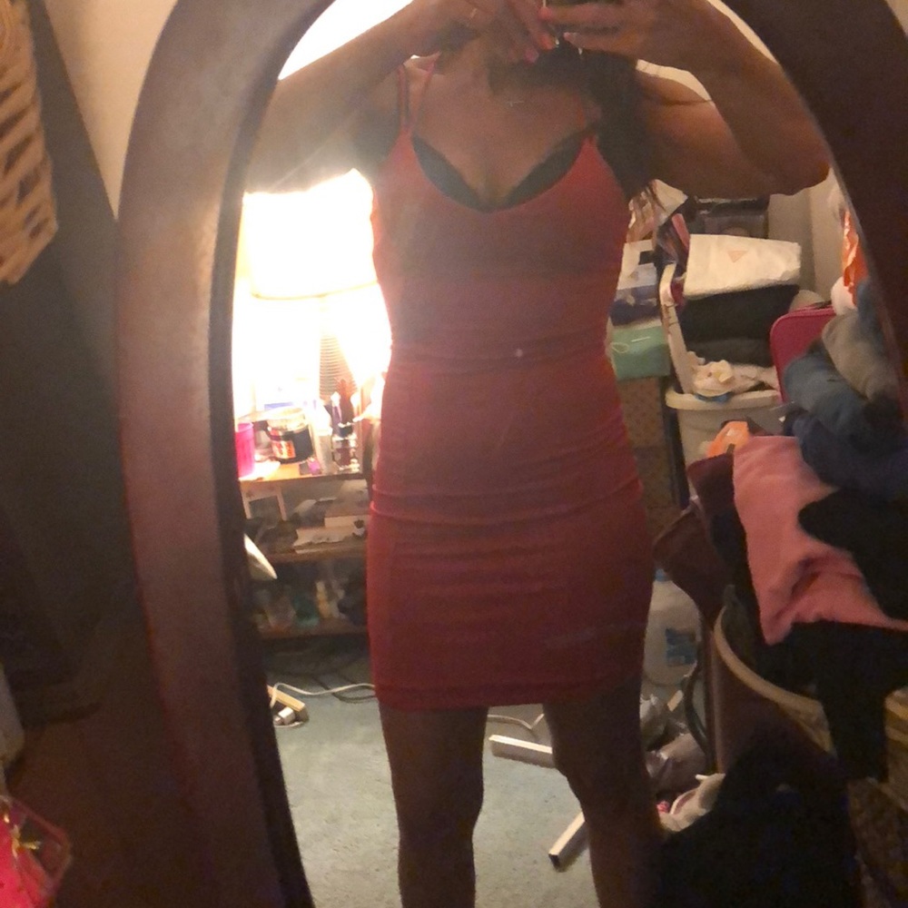 Sexy open back cross over dress
